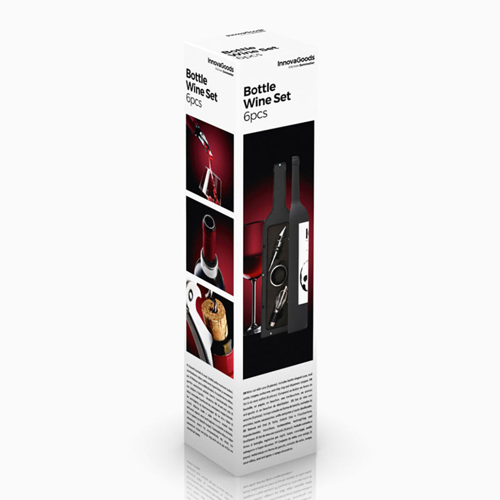 Set Accessori Vino 5 in 1 – Eleganza e Praticità in una Bottiglia