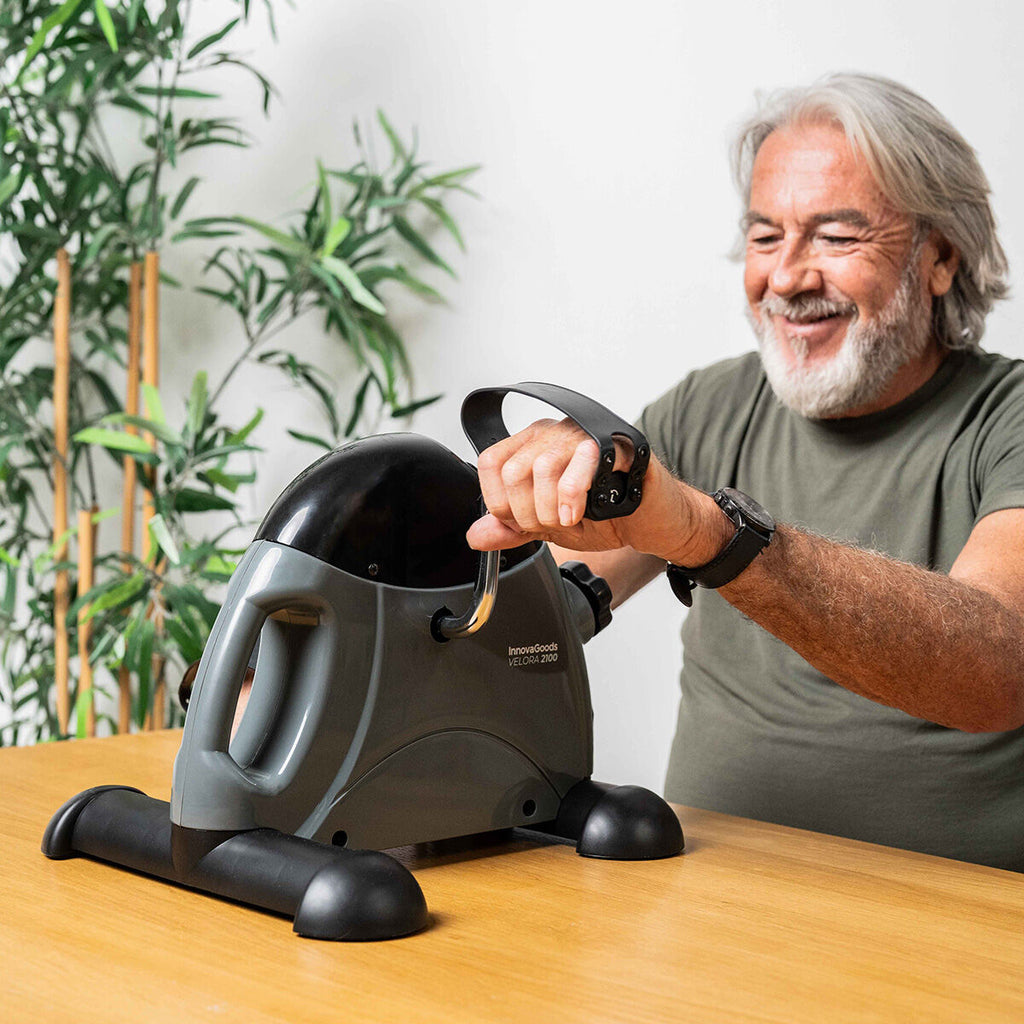 Pedaliera per Braccia e Gambe con Display e Tappetino – Allenati da Seduto
